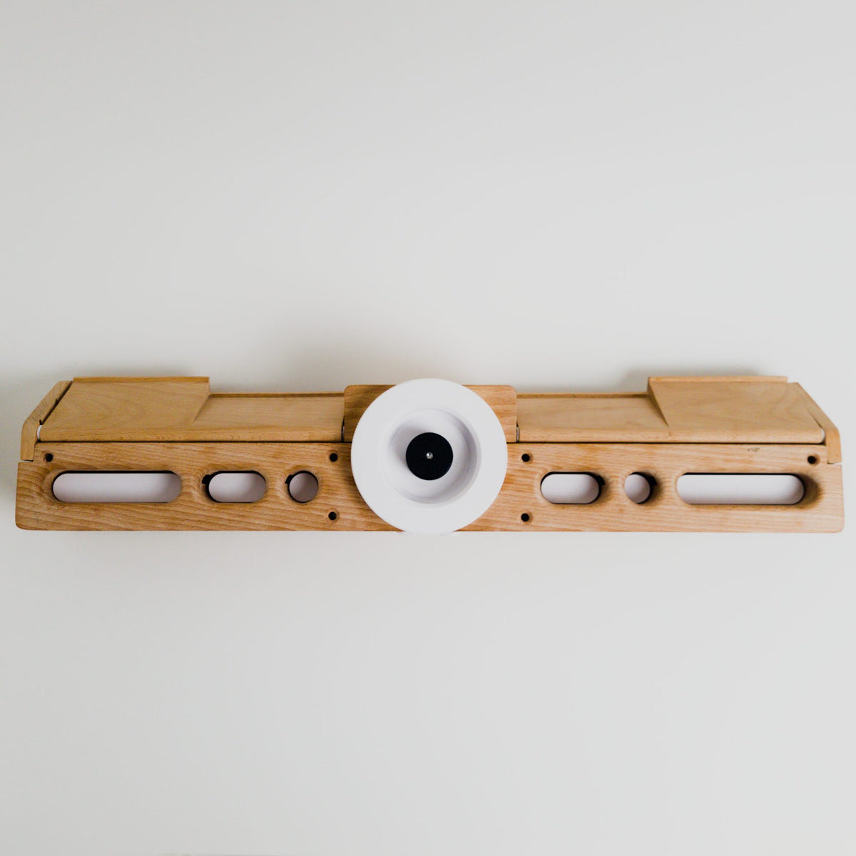 hangboard InfinityBoard préhension ajustable coloris blanc vue de dessus