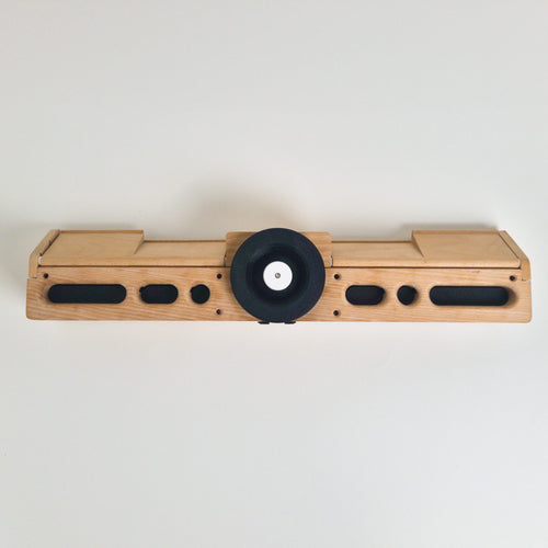 hangboard InfinityBoard préhension ajustable coloris noir vue de dessus