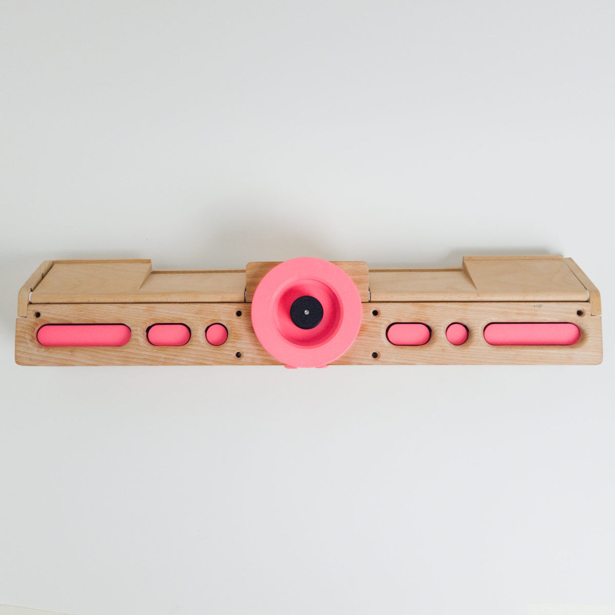 hangboard InfinityBoard préhension ajustable coloris rose vue de dessus
